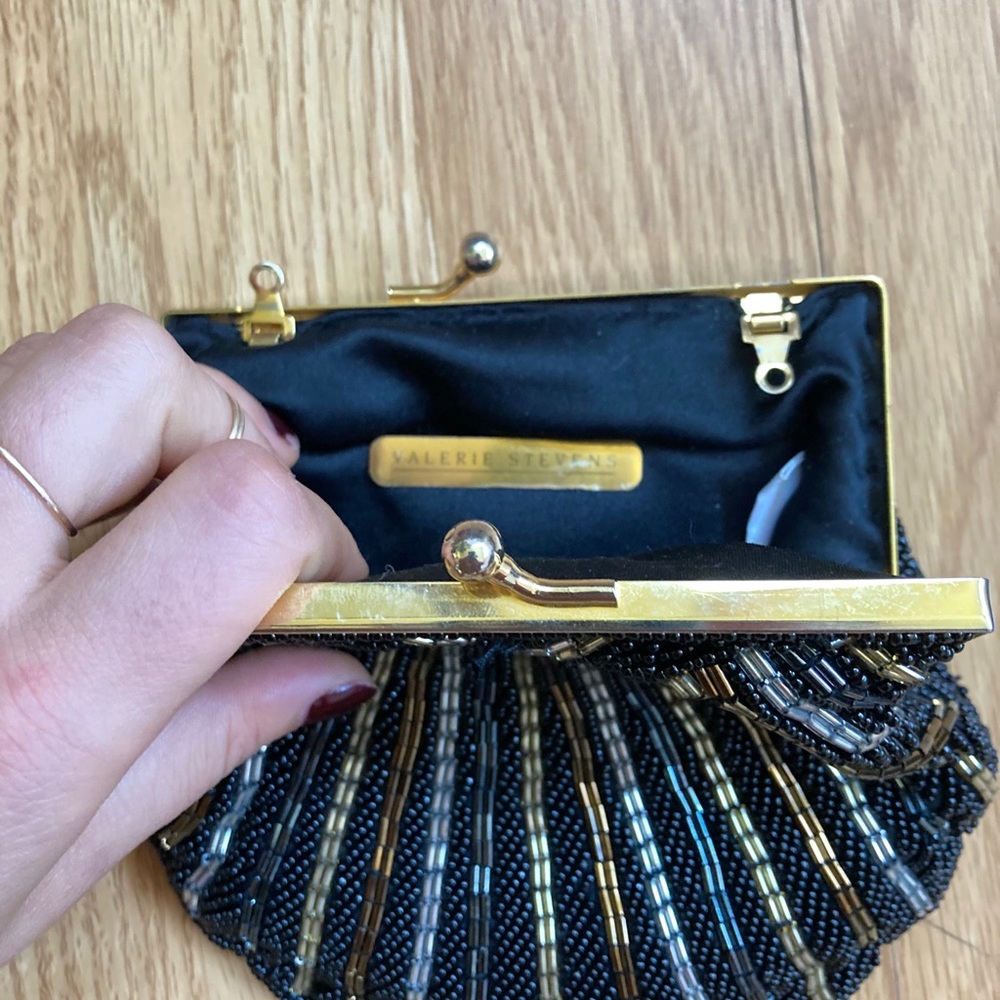 Vintage Beaded Shell Purse - image 3